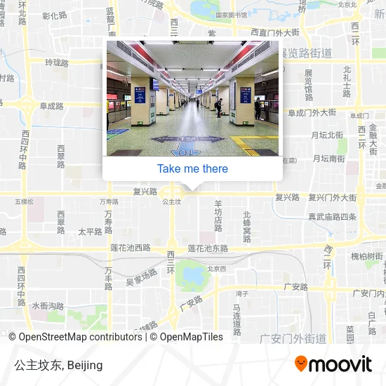 公主坟东 map
