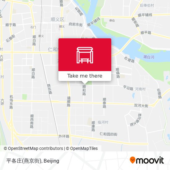 平各庄(燕京街) map
