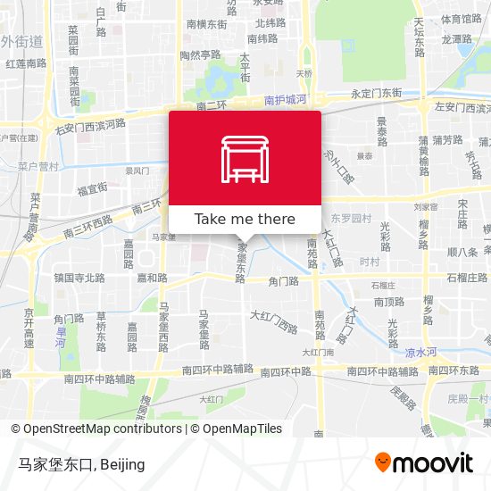 马家堡东口 map