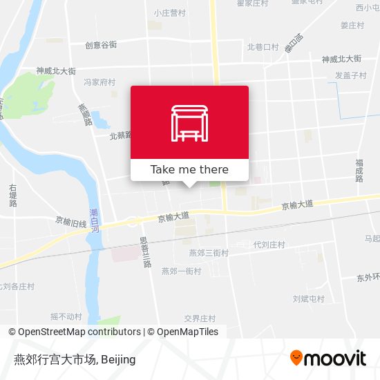 燕郊行宫大市场 map