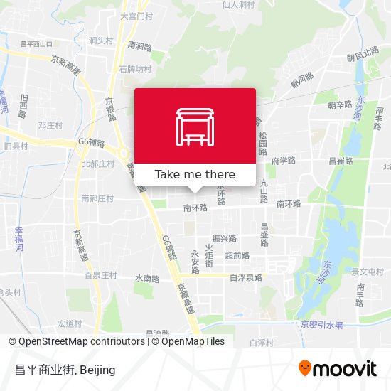 昌平商业街 map