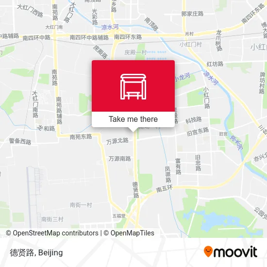 德贤路 map