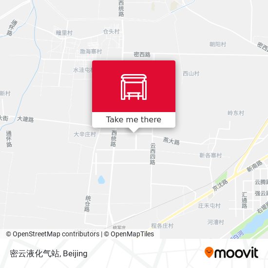 密云液化气站 map