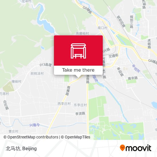 北马坊 map