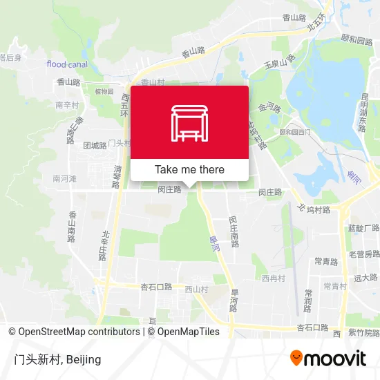 门头新村 map