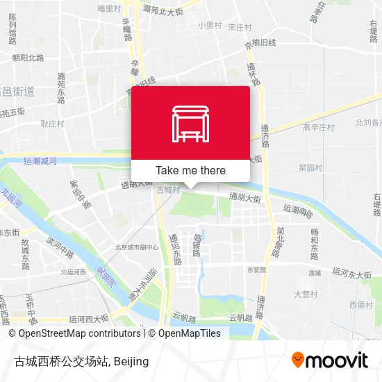 古城西桥公交场站 map