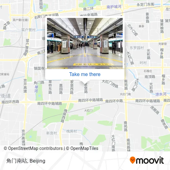 角门南站 map
