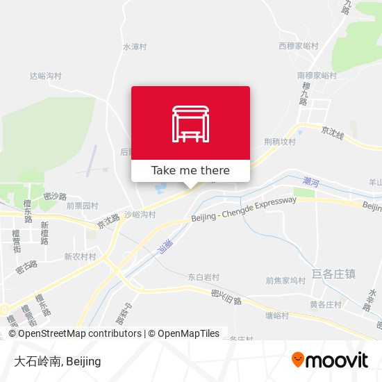 大石岭南 map