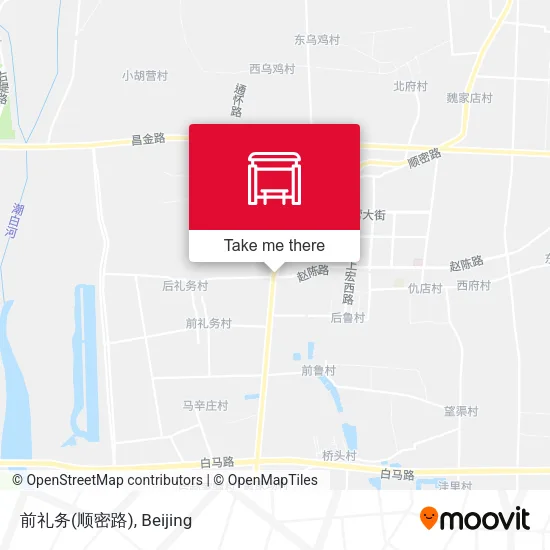 前礼务(顺密路) map
