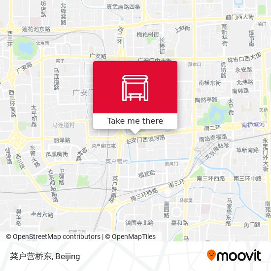 菜户营桥东 map