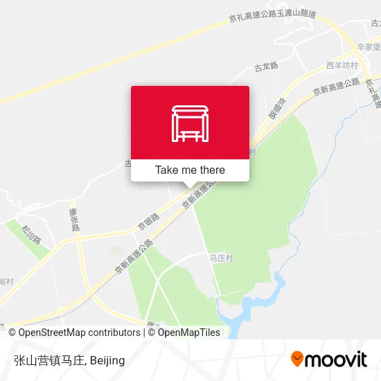 张山营镇马庄 map