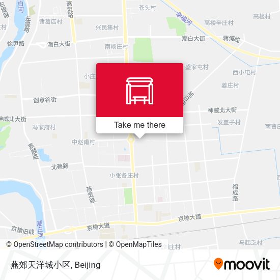 燕郊天洋城小区 map