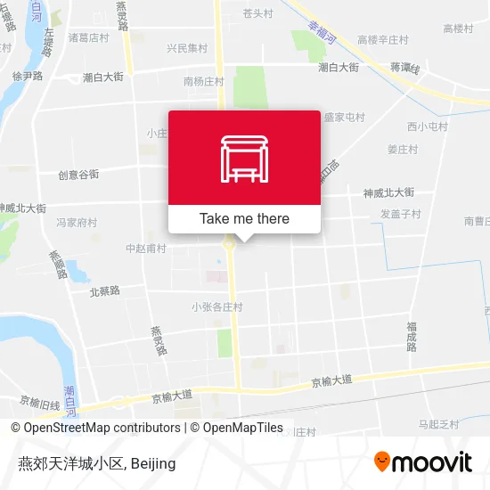 燕郊天洋城小区 map