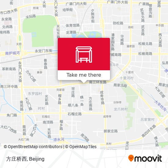 方庄桥西 map