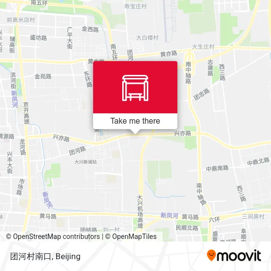 团河村南口 map