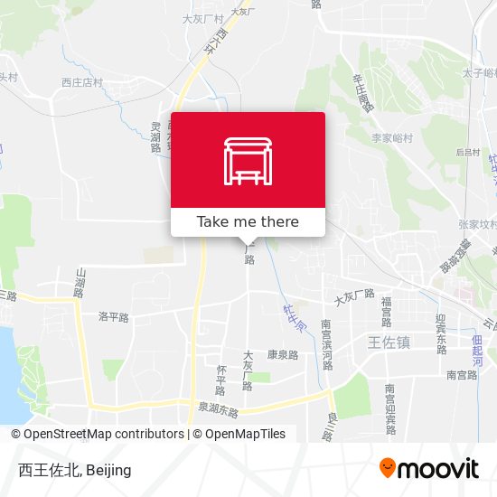 西王佐北 map