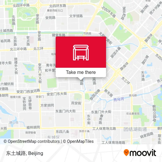 东土城路 map