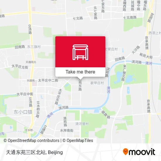 天通东苑三区北站 map