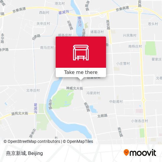 燕京新城 map