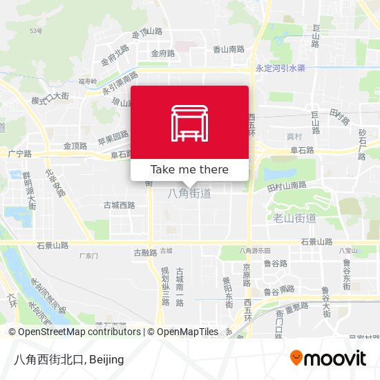 八角西街北口 map