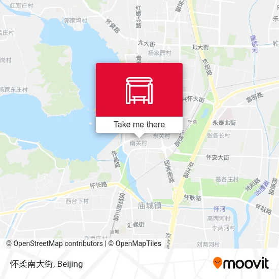 怀柔南大街 map