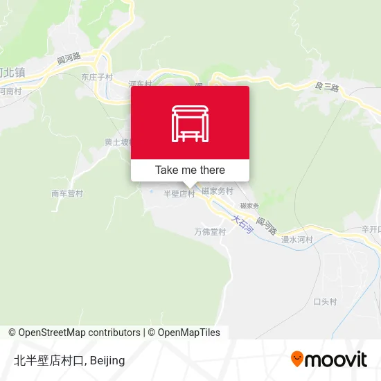 北半壁店村口 map