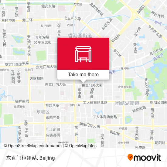 东直门枢纽站 map