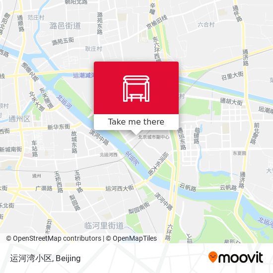 运河湾小区 map