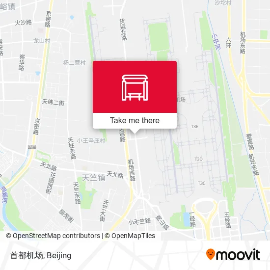首都机场 map