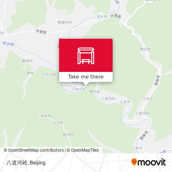 八道河岭 map