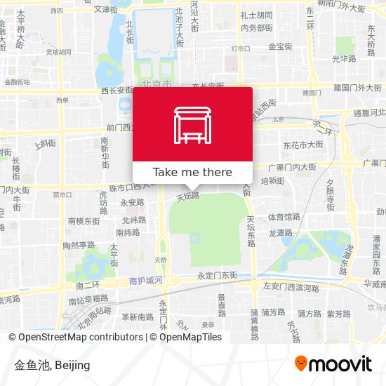 金鱼池 map