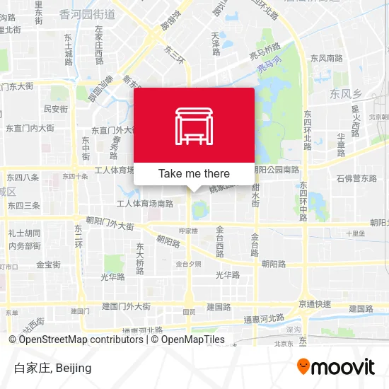 白家庄 map