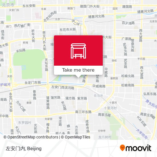 左安门内 map