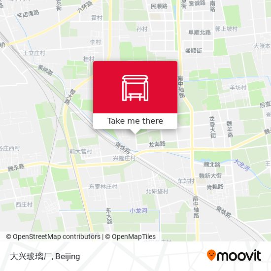 大兴玻璃厂 map