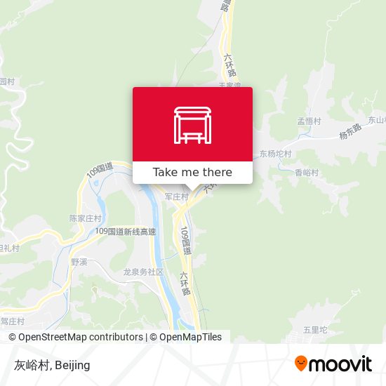 灰峪村 map