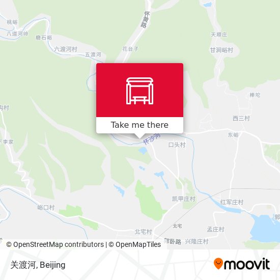 关渡河 map