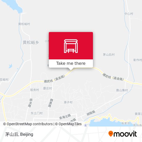 茅山后 map