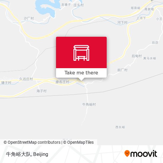 牛角峪大队 map