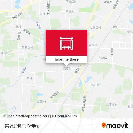 窦店服装厂 map
