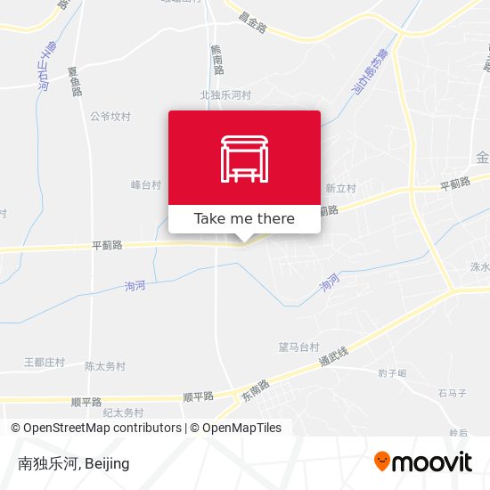 南独乐河 map