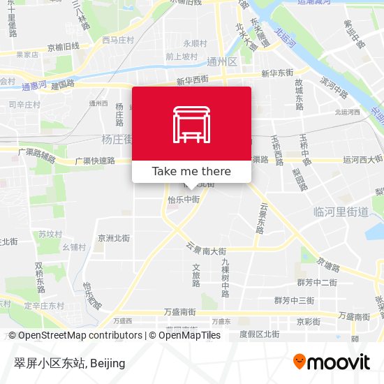 翠屏小区东站 map