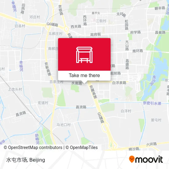 水屯市场 map