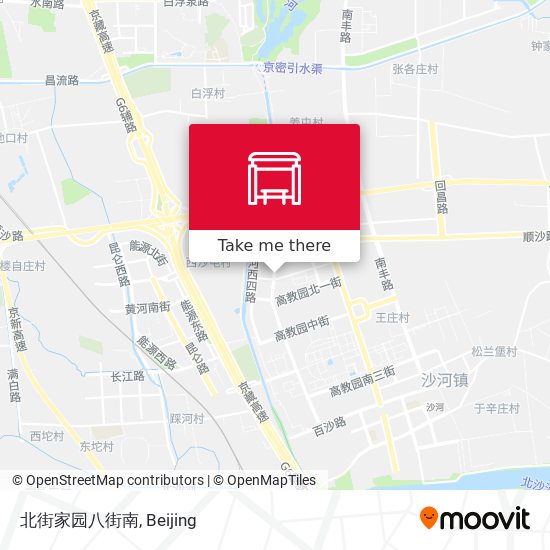 北街家园八街南 map