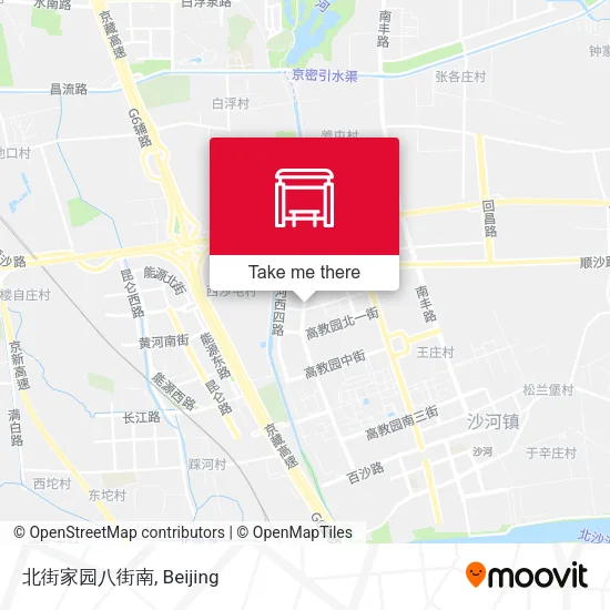 北街家园八街南 map