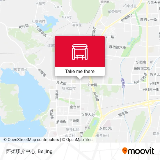 怀柔职介中心 map