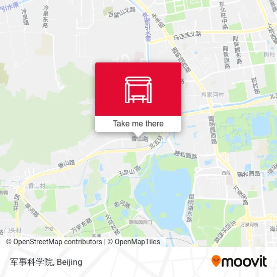 军事科学院 map