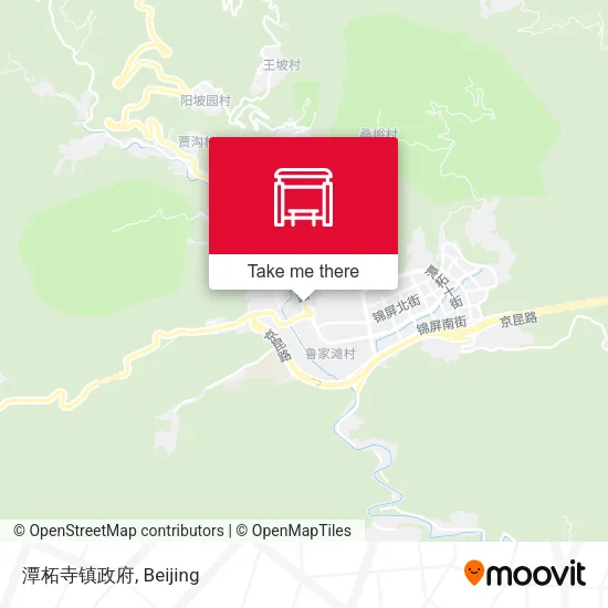 潭柘寺镇政府 map