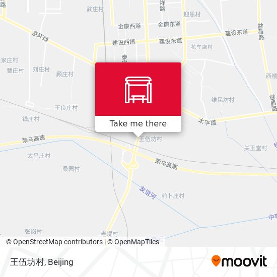 王伍坊村 map