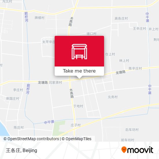王各庄 map