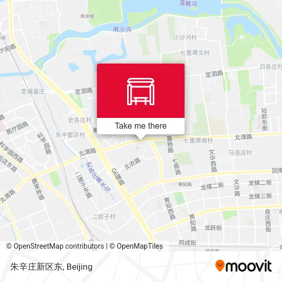 朱辛庄新区东 map